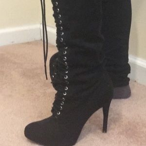 Black Suede boots